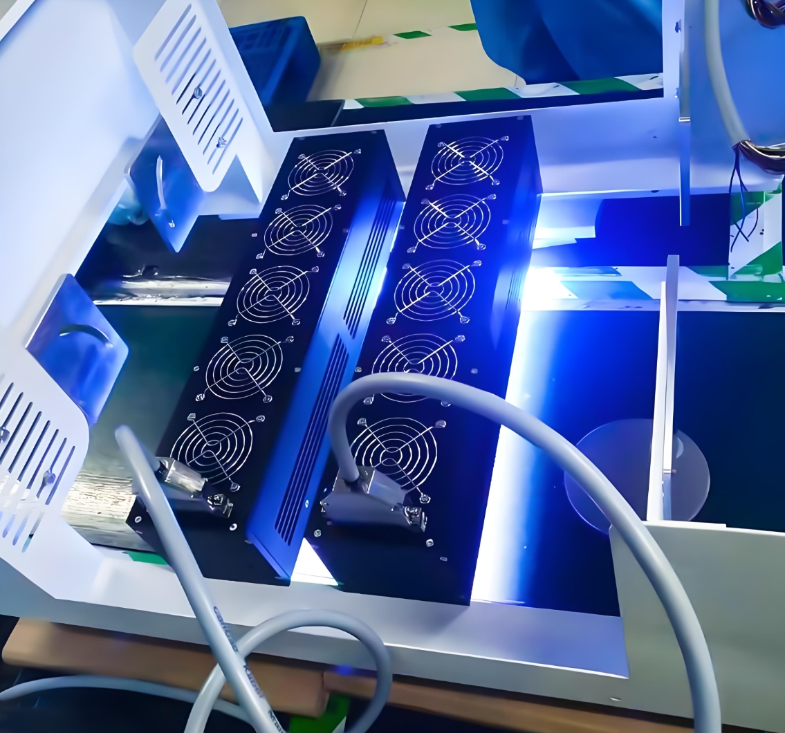 UVLED固化系統(tǒng)流水線(xiàn)加裝